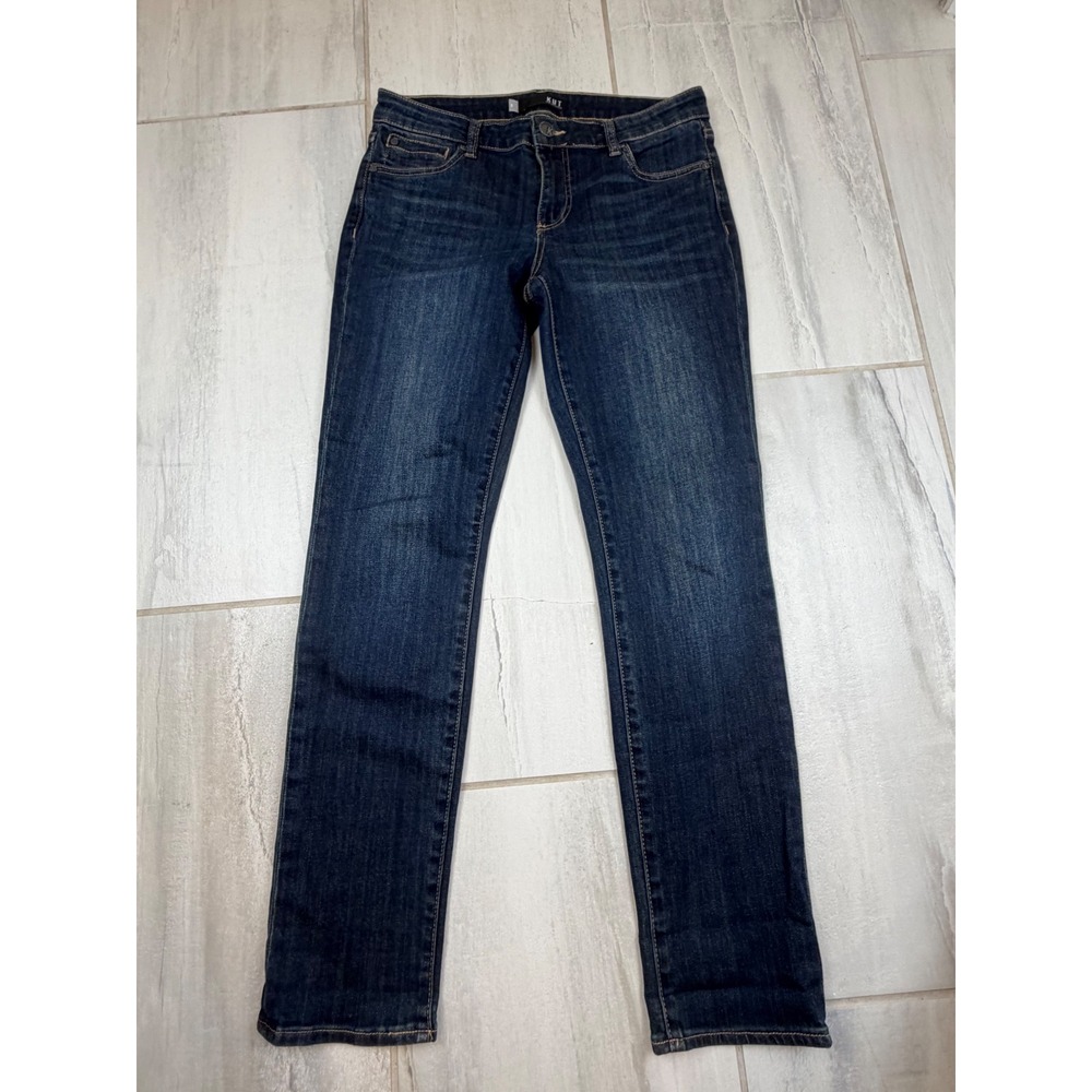 Kut from the Kloth Catherine Boyfriend Jeans Dark Wash Blue Denim Size6 KP897MA1